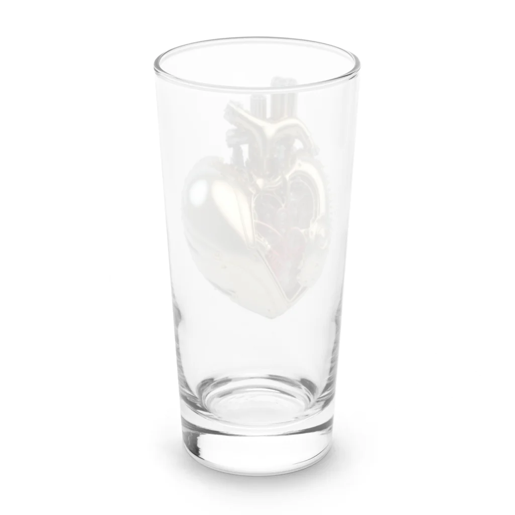northwardの心像の心臓 Long Sized Water Glass :back
