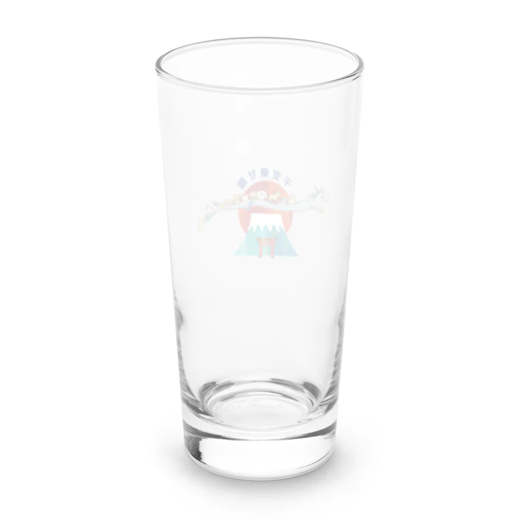 Japan Beautyオリジナルショップの干支乗せ龍アレックスさん⑤ Long Sized Water Glass :back