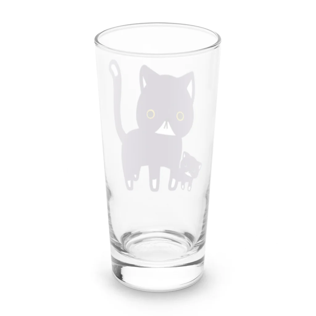 のほほん屋のねこのおやこ Long Sized Water Glass :back