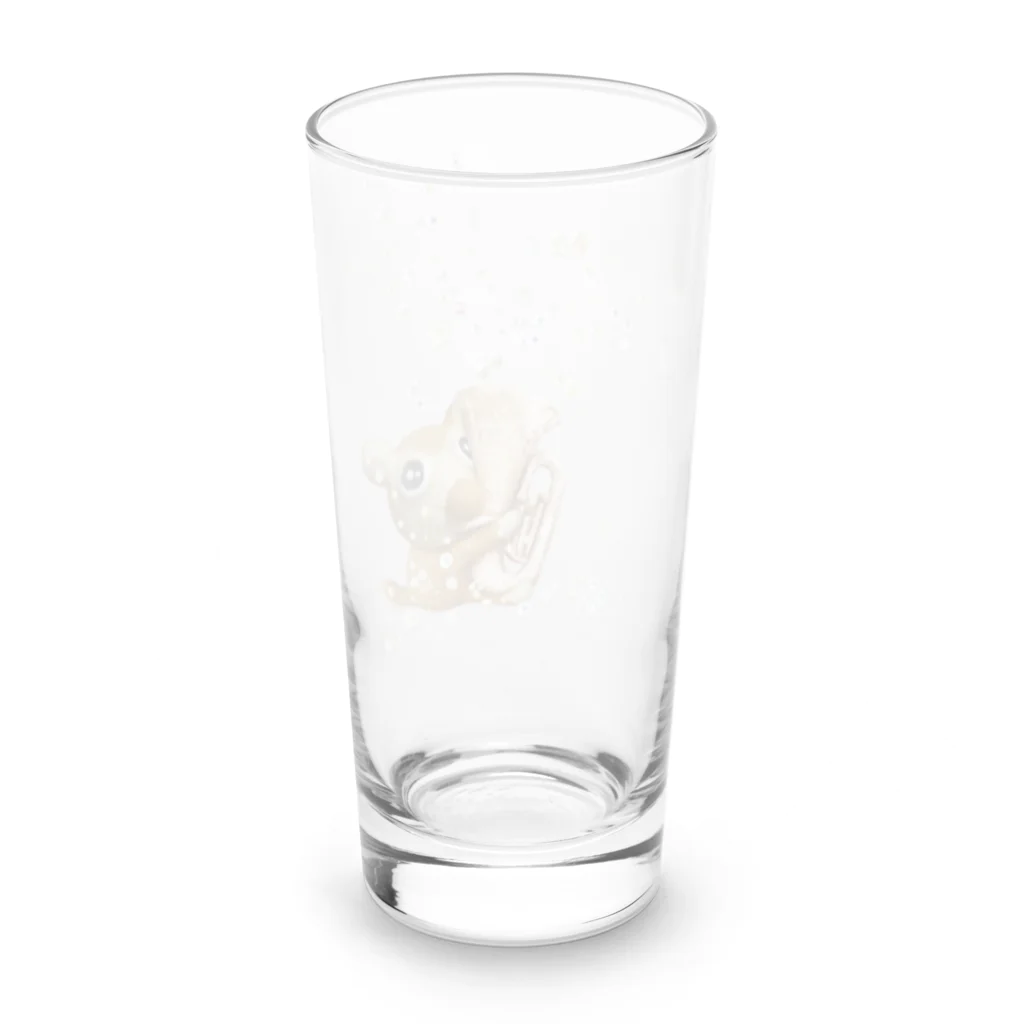 purubinのチューバ吹きの犬 Long Sized Water Glass :back