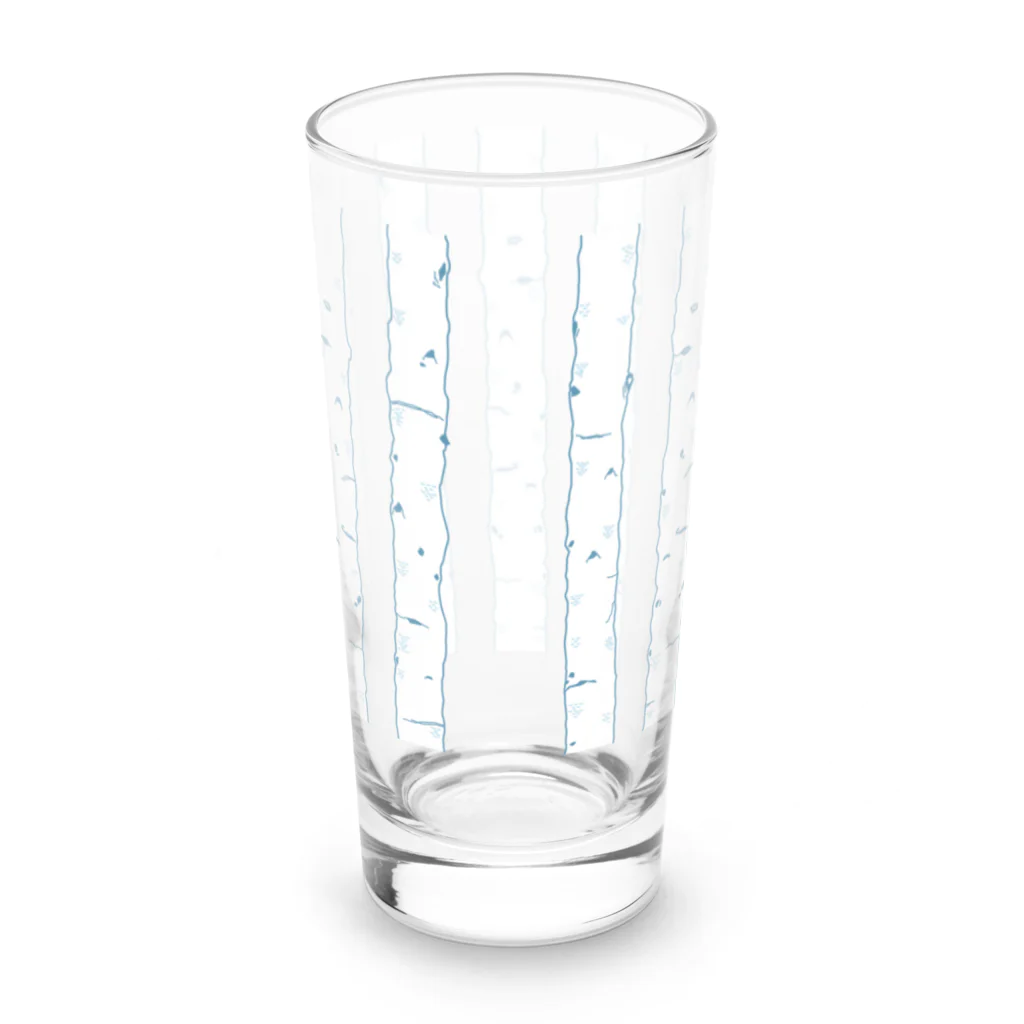 white white whiteの白樺 Long Sized Water Glass :back