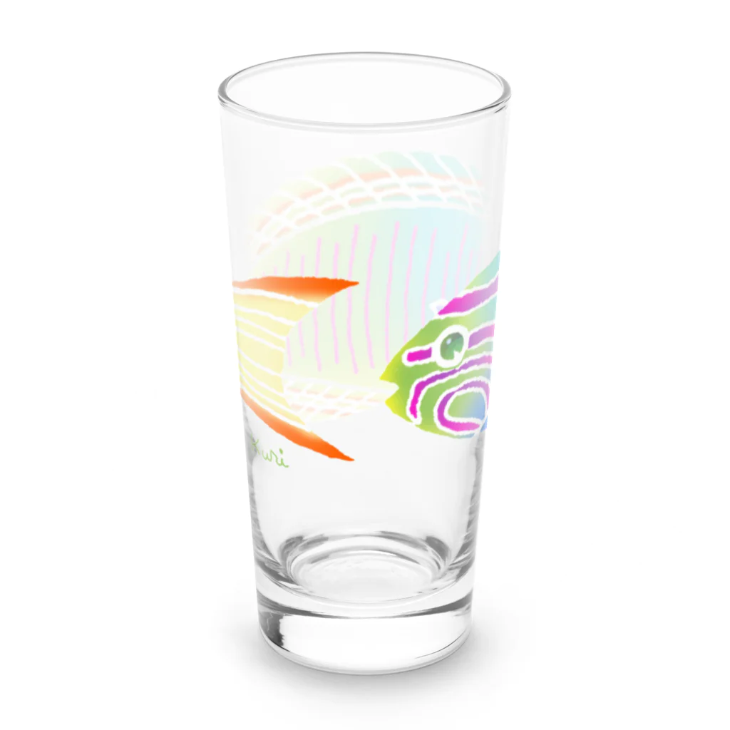 栗坊屋のヤマブキベラ Long Sized Water Glass :back