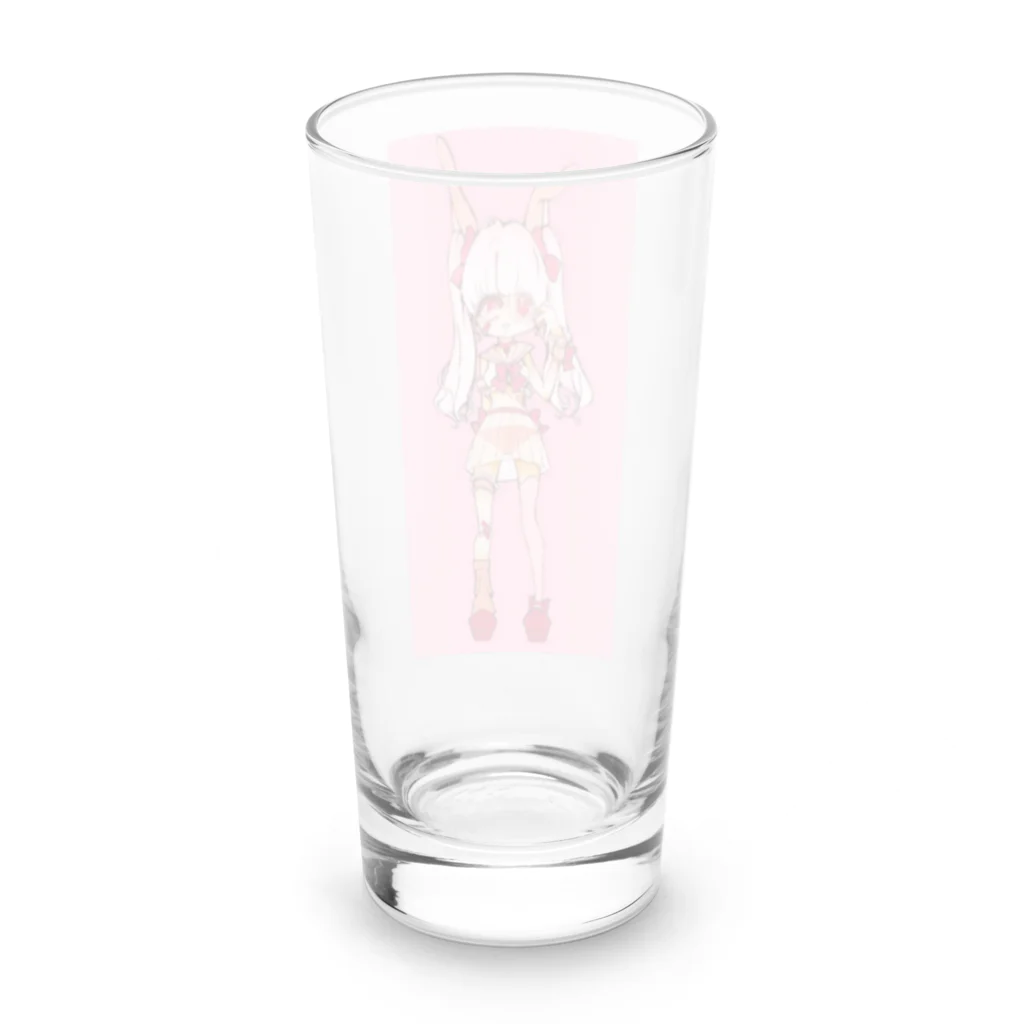 たこさんウィンナーのうさぎちゃん Long Sized Water Glass :back