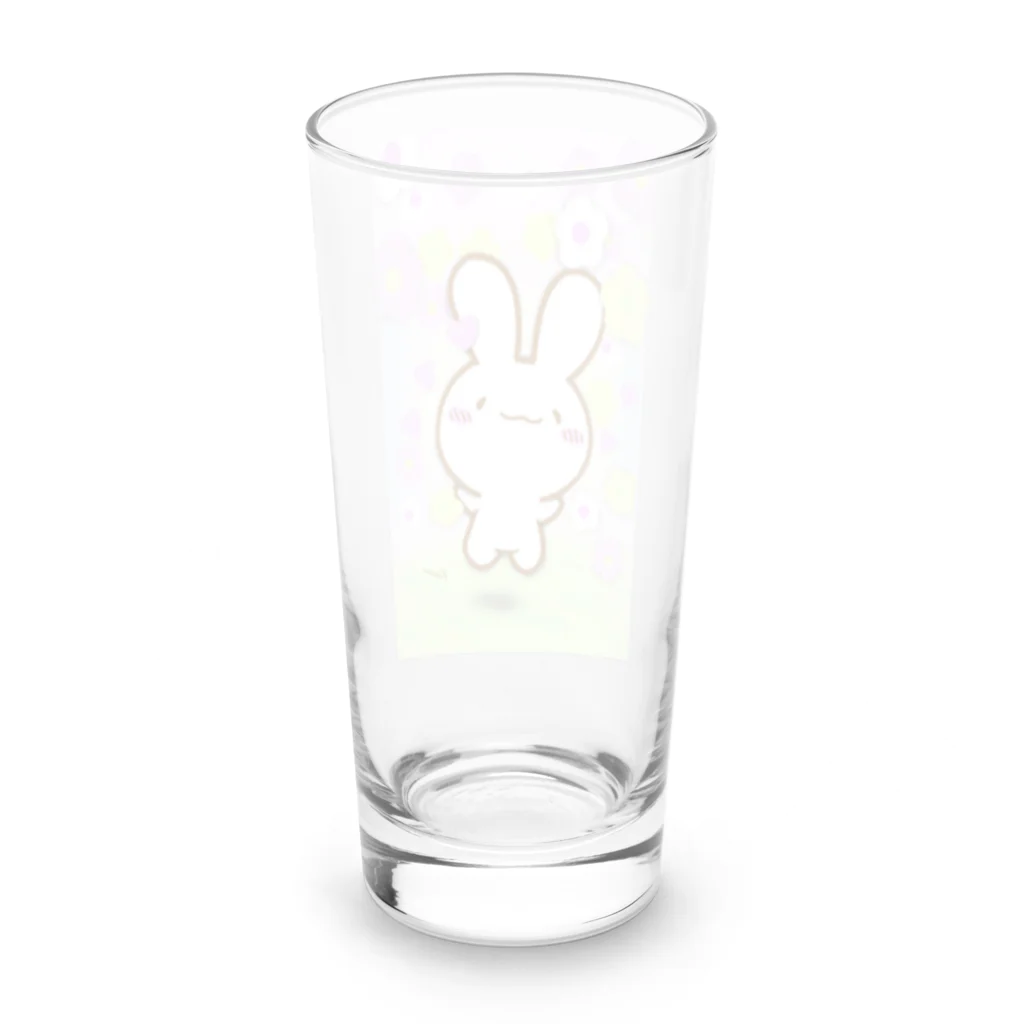 けあうさSHOPの春だよけあうさ Long Sized Water Glass :back