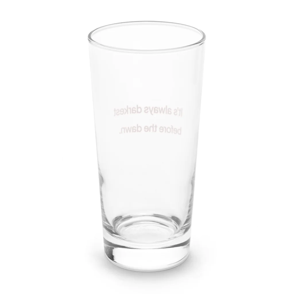 sa__chizum.の必ず朝は来るさ Long Sized Water Glass :back