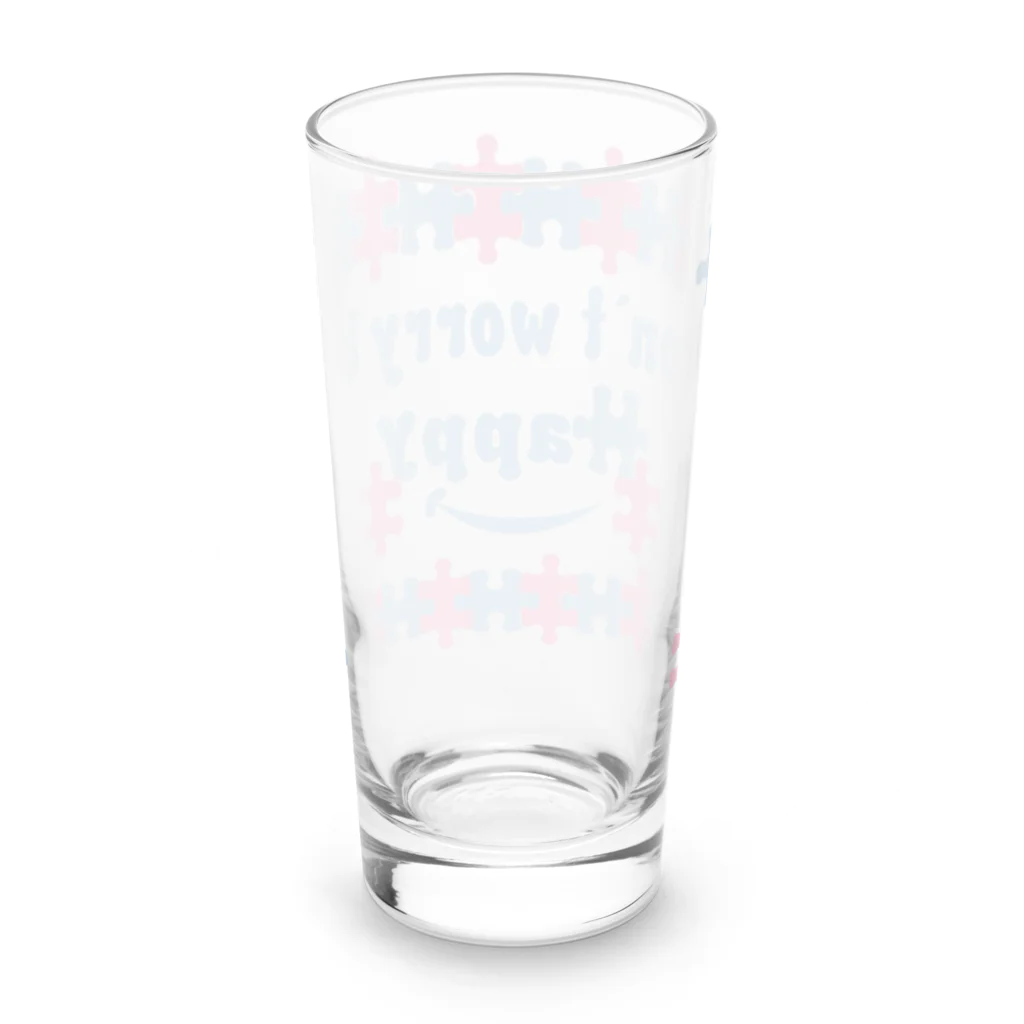 キッズモード某のジグソースマイル(春comeVr) Long Sized Water Glass :back