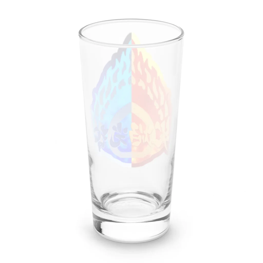 Ａ’ｚｗｏｒｋＳの火焔光背 氷炎（日本語コレクション） Long Sized Water Glass :back