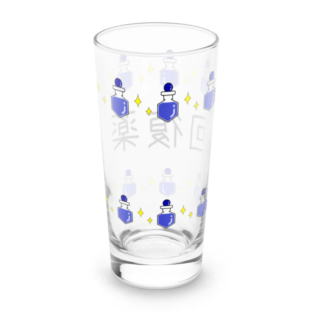 Vtuber「ぷりてぃぴんきー」オフィシャルの回復薬グラス Long Sized Water Glass :back