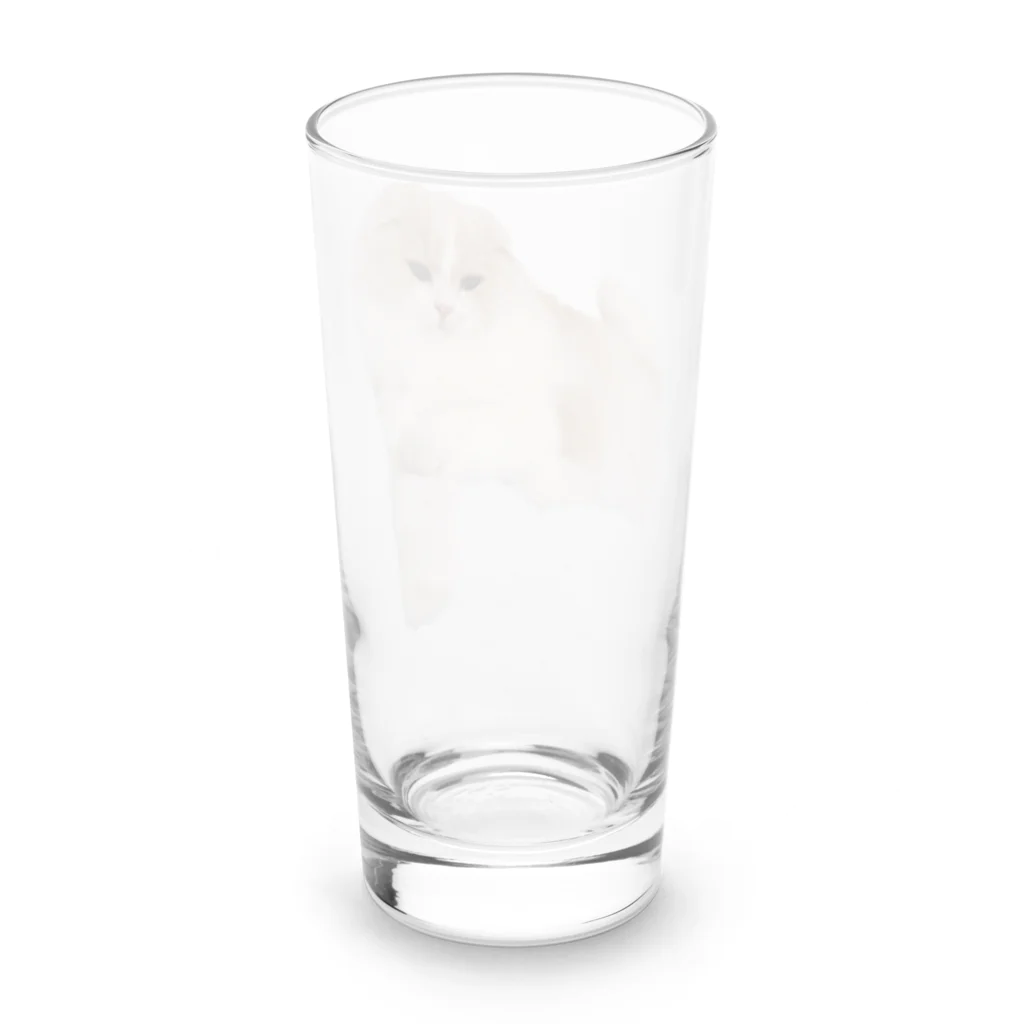 ふうまくんのお店のおねむなふうまくん Long Sized Water Glass :back