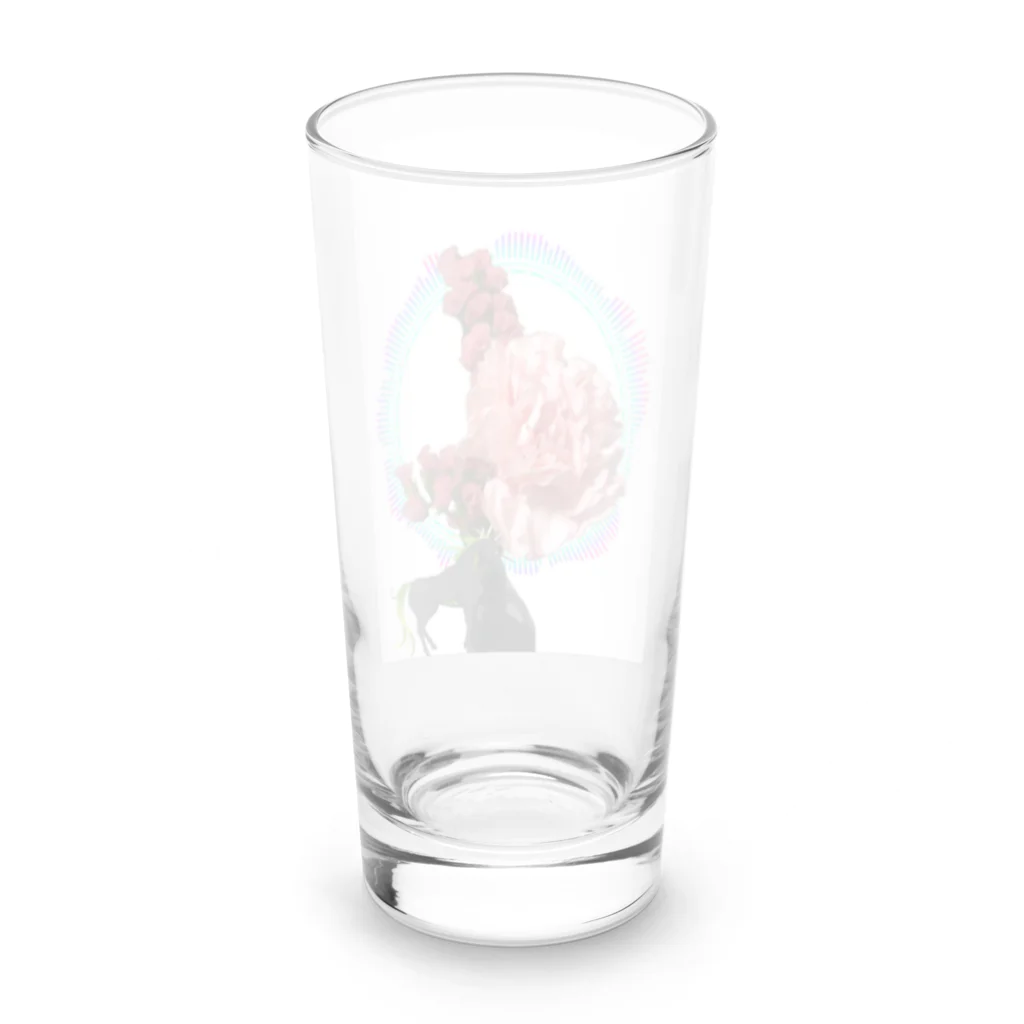 琥珀☆。.:＊・゜⛩放置少女⛩のカーネーション Long Sized Water Glass :back