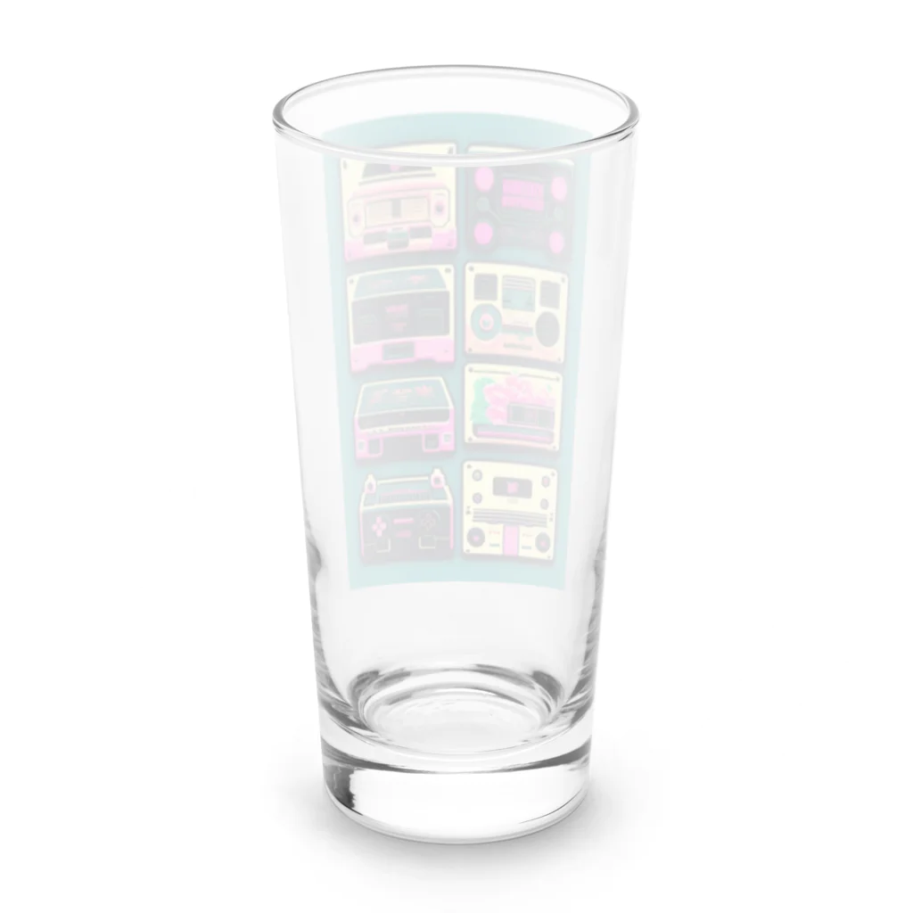 マッケンデジタルワールドの女子の為のエモくてレトロな仮想オーディオ機器【lofiアート】 Long Sized Water Glass :back