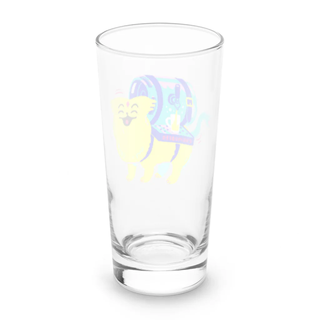 ニンジャスレイヤー公式/ダイハードテイルズのケモビールのケモチャングラス v1（ビアサーバー） Long Sized Water Glass :back