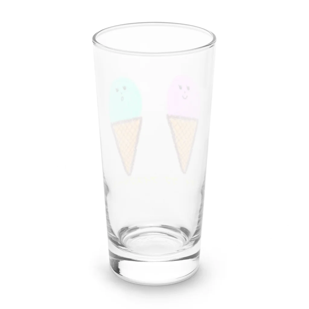 Nine-meのアイラブアイスクリーム Long Sized Water Glass :back