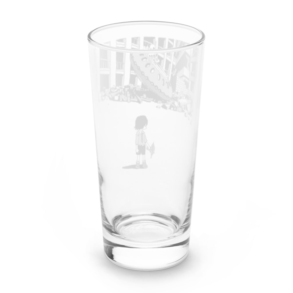 A芯の少年探偵vs宇宙人 Long Sized Water Glass :back