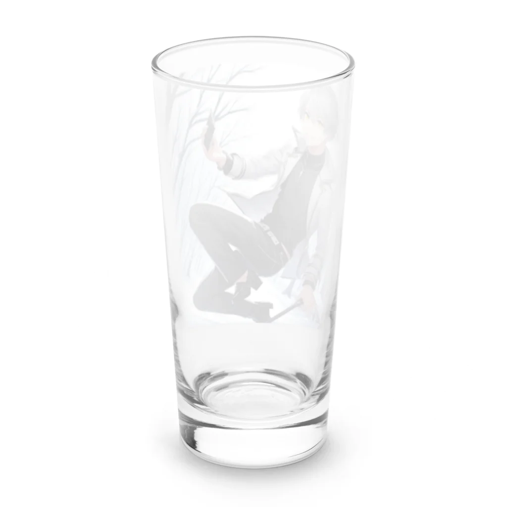 未来アニメスタジオのAIキャラクター4 Long Sized Water Glass :back