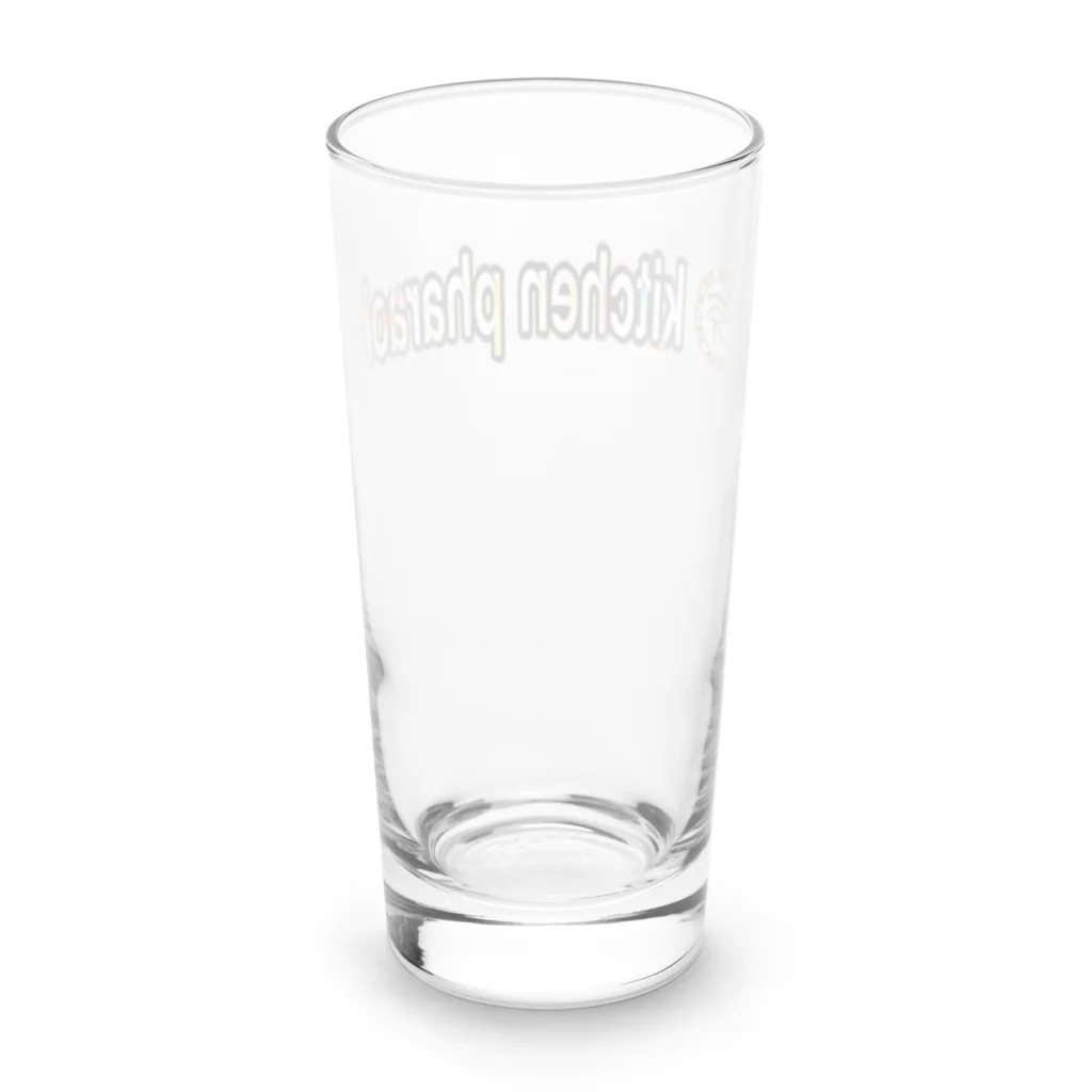 キッチンファラオのキッチンカー風デザイン Long Sized Water Glass :back