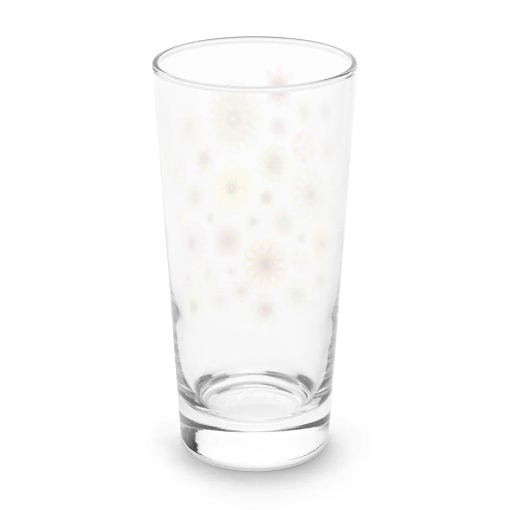 kimchinのやさしい色合いの花柄 Long Sized Water Glass :back