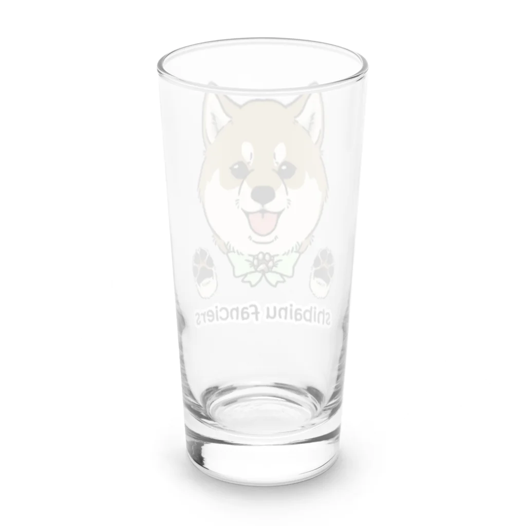 豆つぶのshiba-inu fanciers(赤柴) Long Sized Water Glass :back