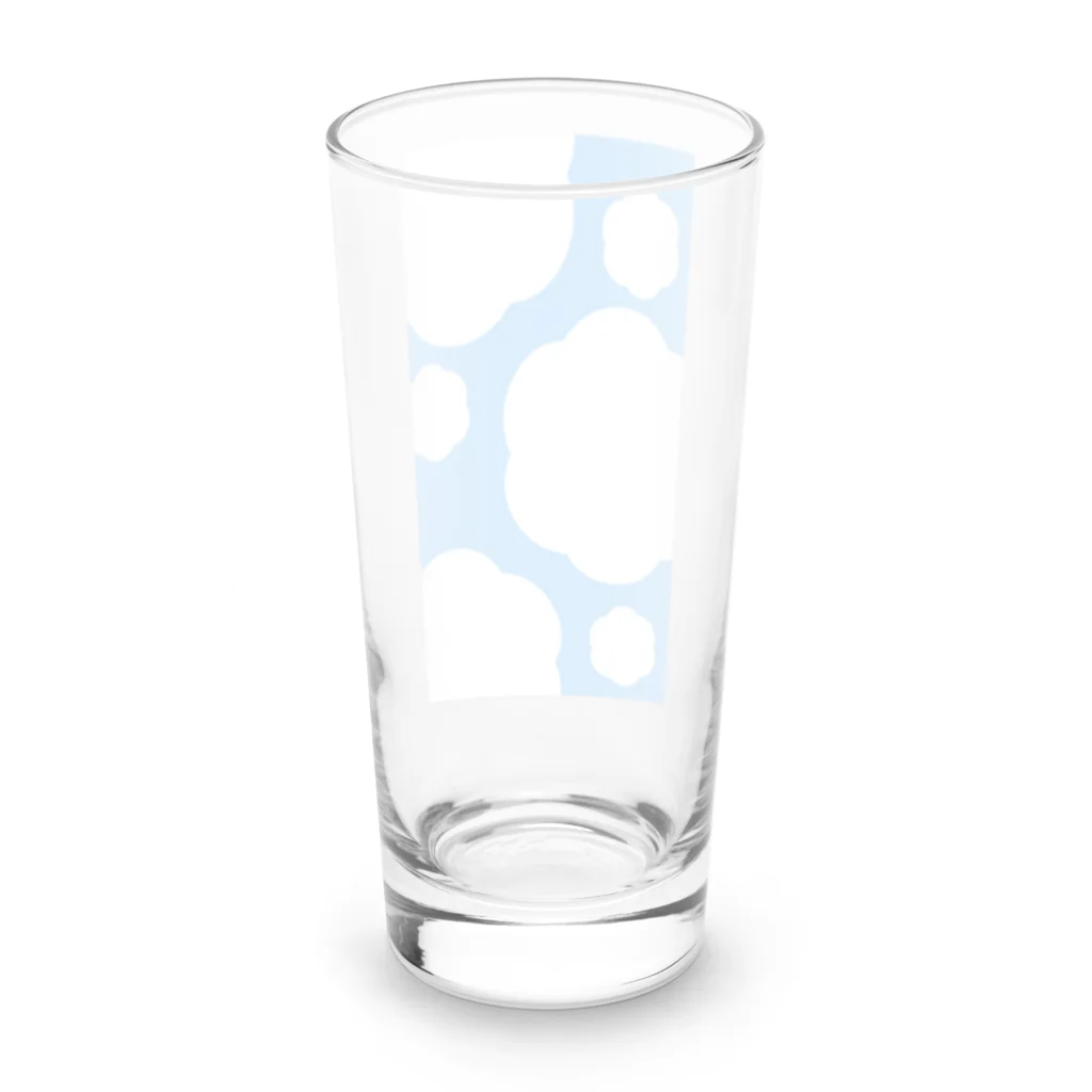 Nemunemのもくもく青空 Long Sized Water Glass :back