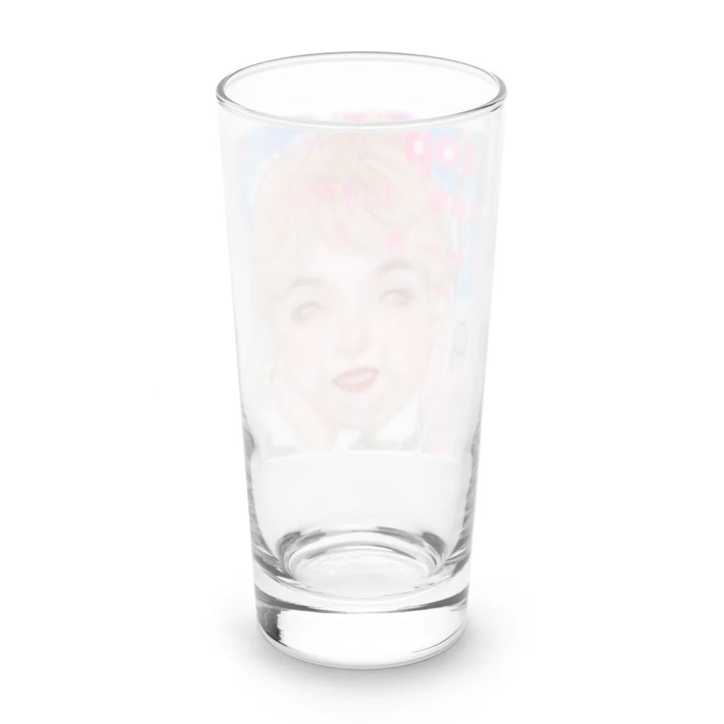 ivanvnabvuのstop　盗聴　ナルシストおば化ちゃん Long Sized Water Glass :back