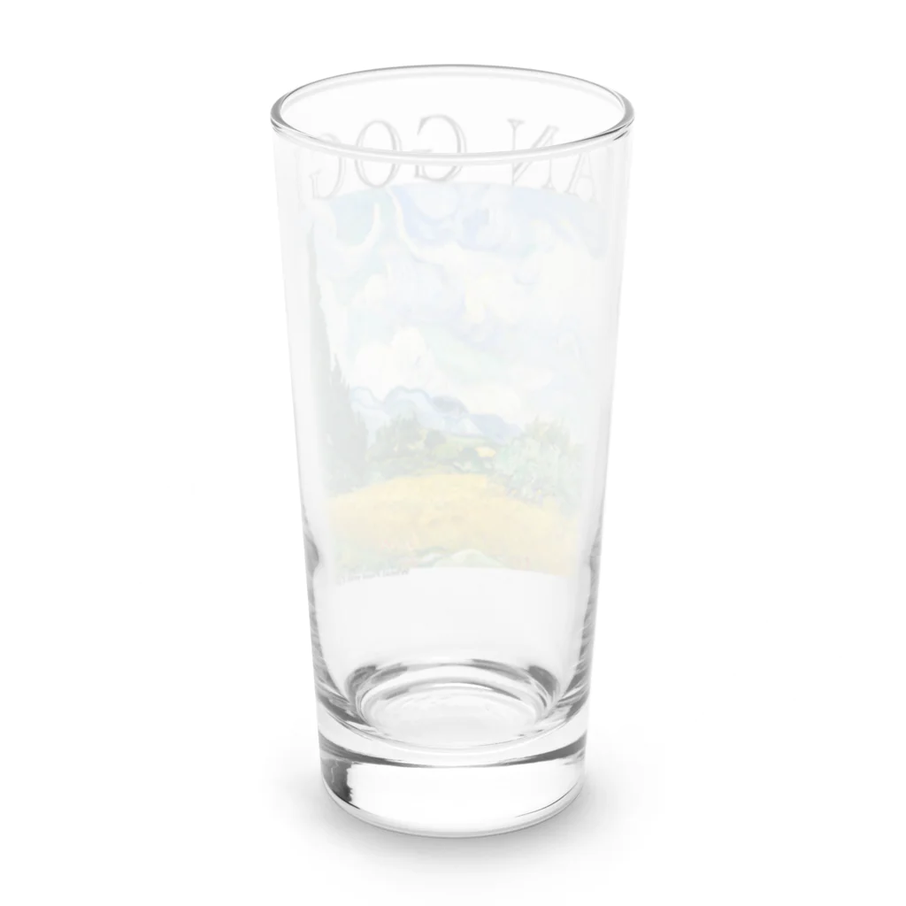 MUGEN ARTのゴッホ　糸杉のある麦畑　Wheat Field with Cypresses Long Sized Water Glass :back