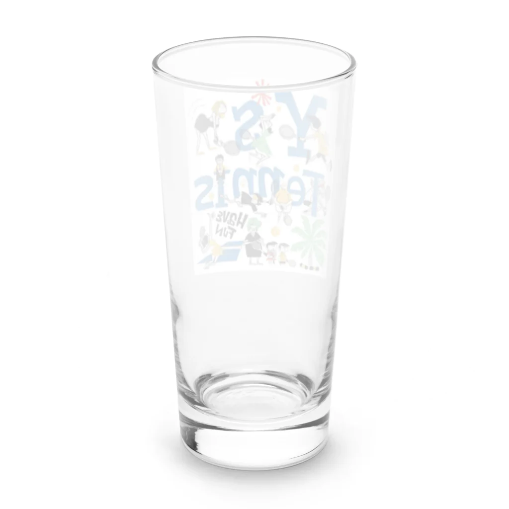 Y's TennisのY's Tennisシャッター柄 Long Sized Water Glass :back