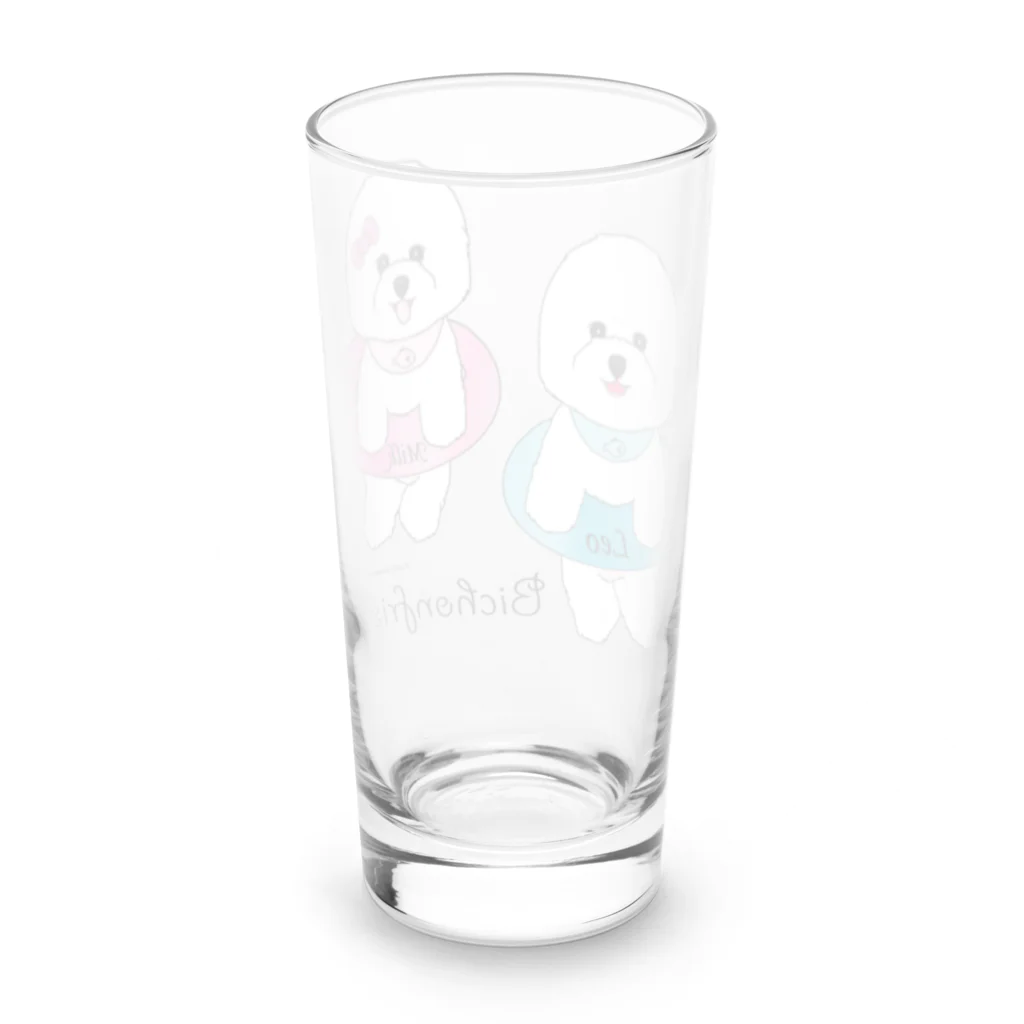 ミルフィーユ(Mirufeuille)のゆったりまったりレオ＆みるく3 Long Sized Water Glass :back