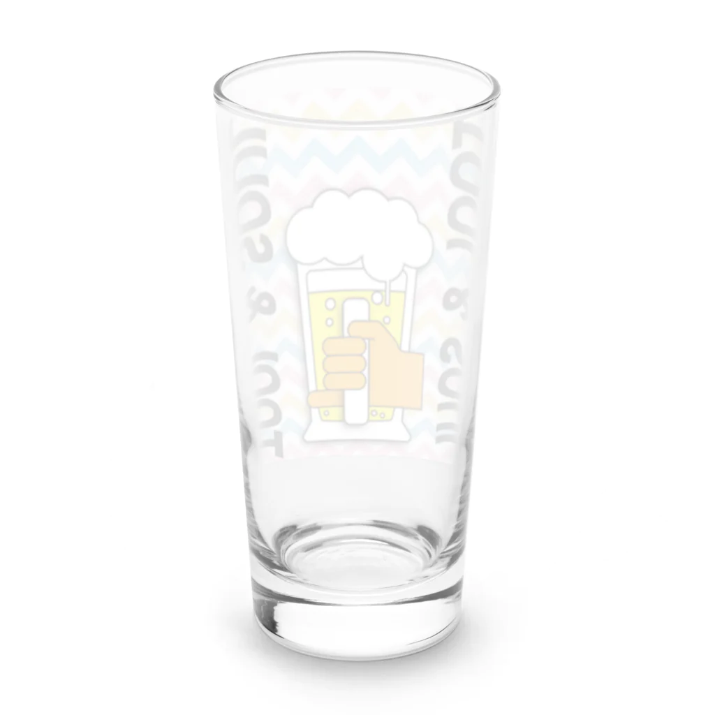 ひか🍺らいと -NFT✖️DIY✖️工具猫🛠😺-のTool&Soul「おつかれビール🍻」シリーズ Long Sized Water Glass :back