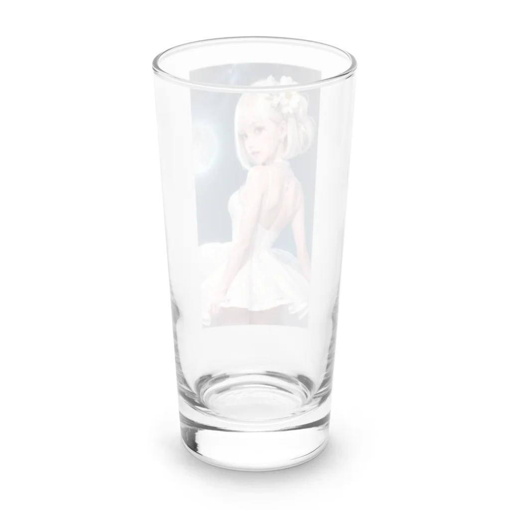 天乃鯱の月と少女 Long Sized Water Glass :back