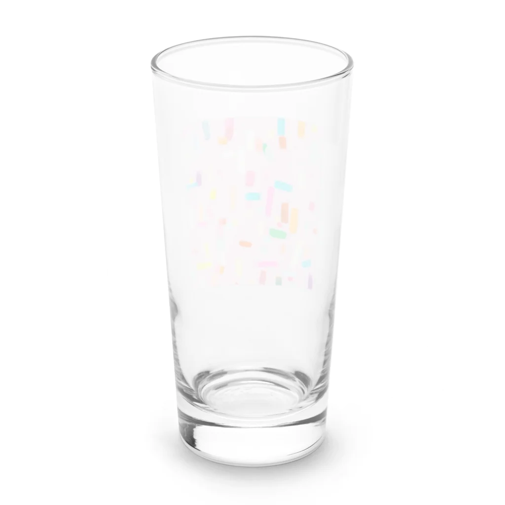 artisticのランダムペインティング Long Sized Water Glass :back