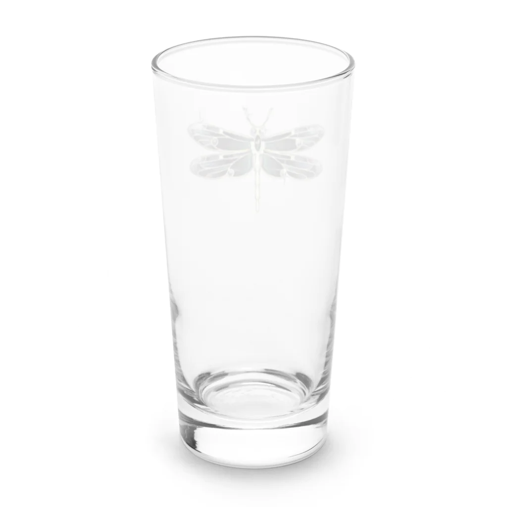 キッチンファラオのトンボ　デザイン Long Sized Water Glass :back