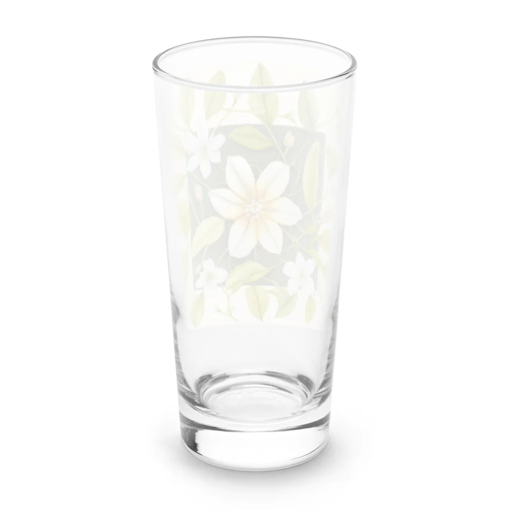 botanicalartAIのゴールドスレッド Long Sized Water Glass :back