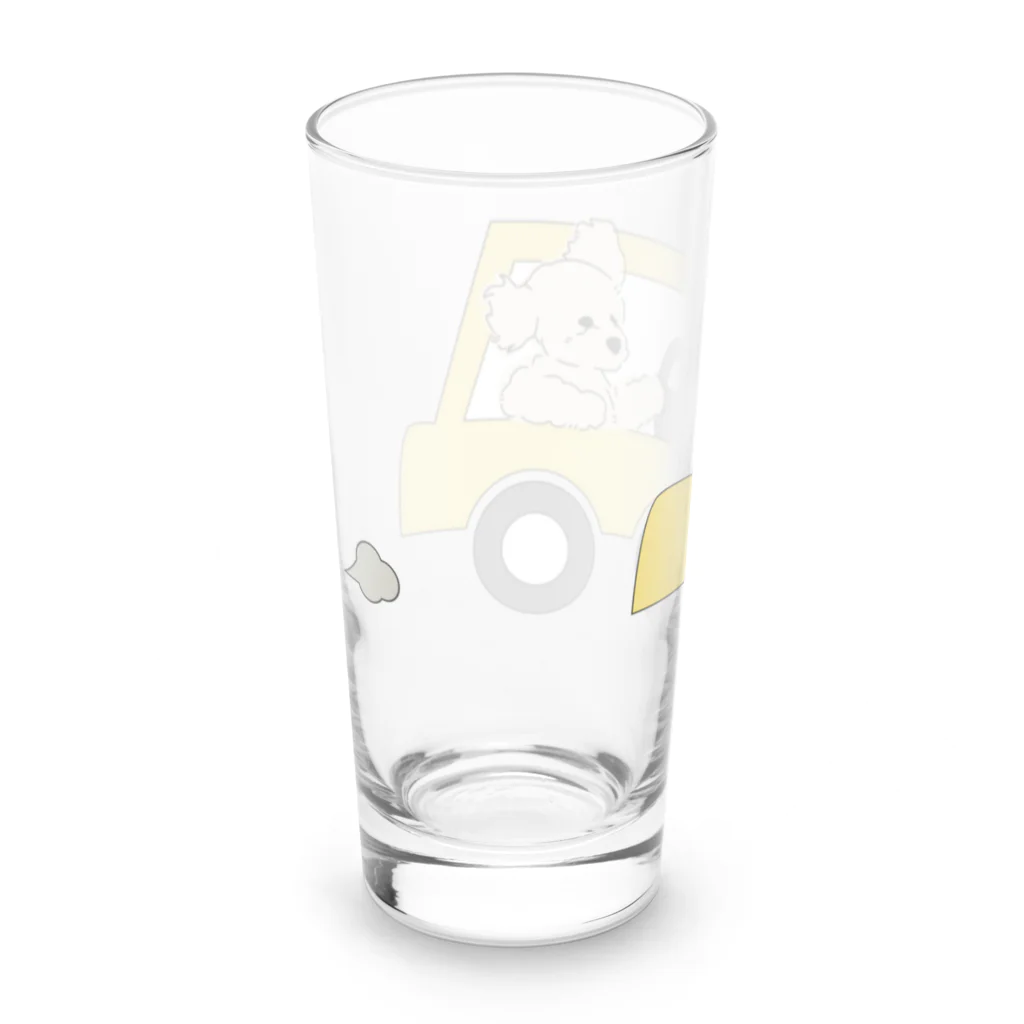 しらたまのドライブきなこ　煙付き Long Sized Water Glass :back