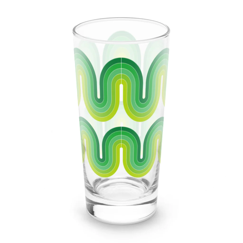 garamono_labのミッドセンチュリー_GREEN Long Sized Water Glass :back