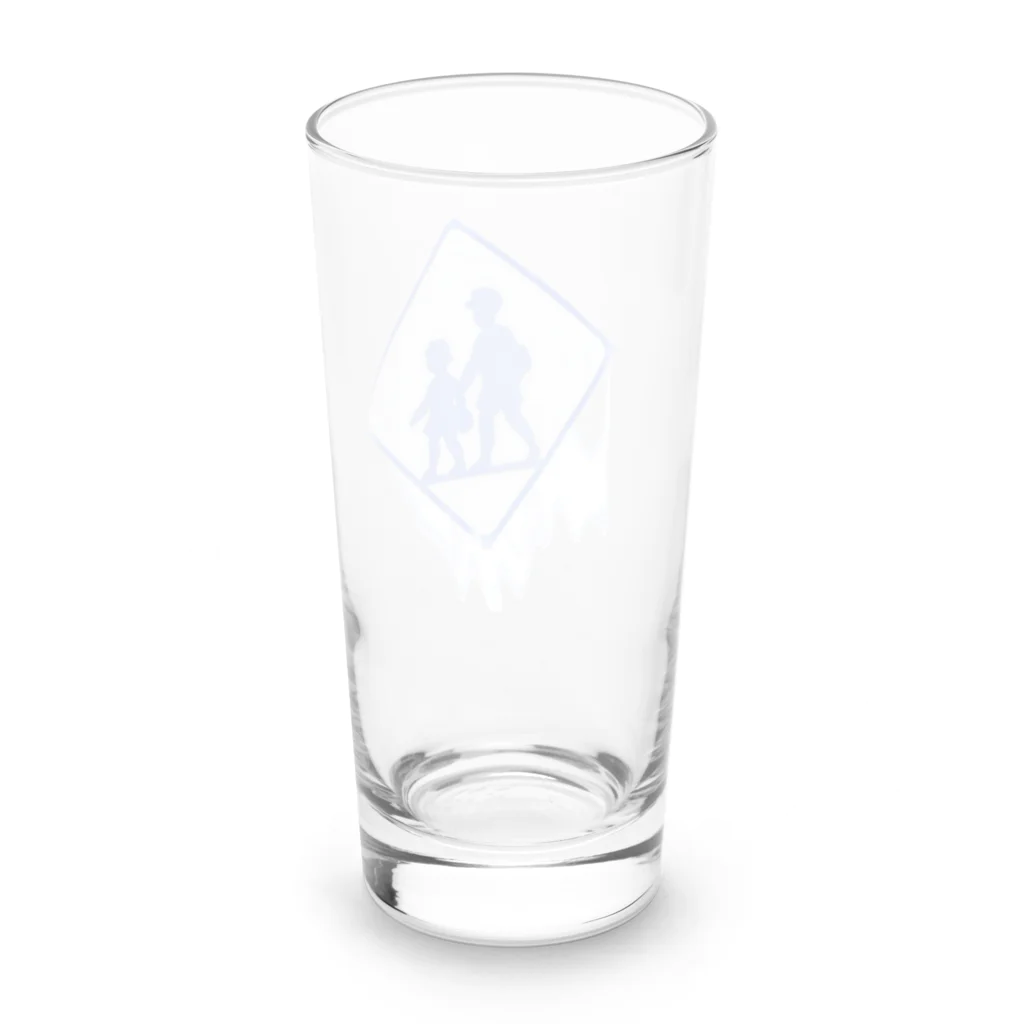 とーすたーのつめたそうな標識 Long Sized Water Glass :back