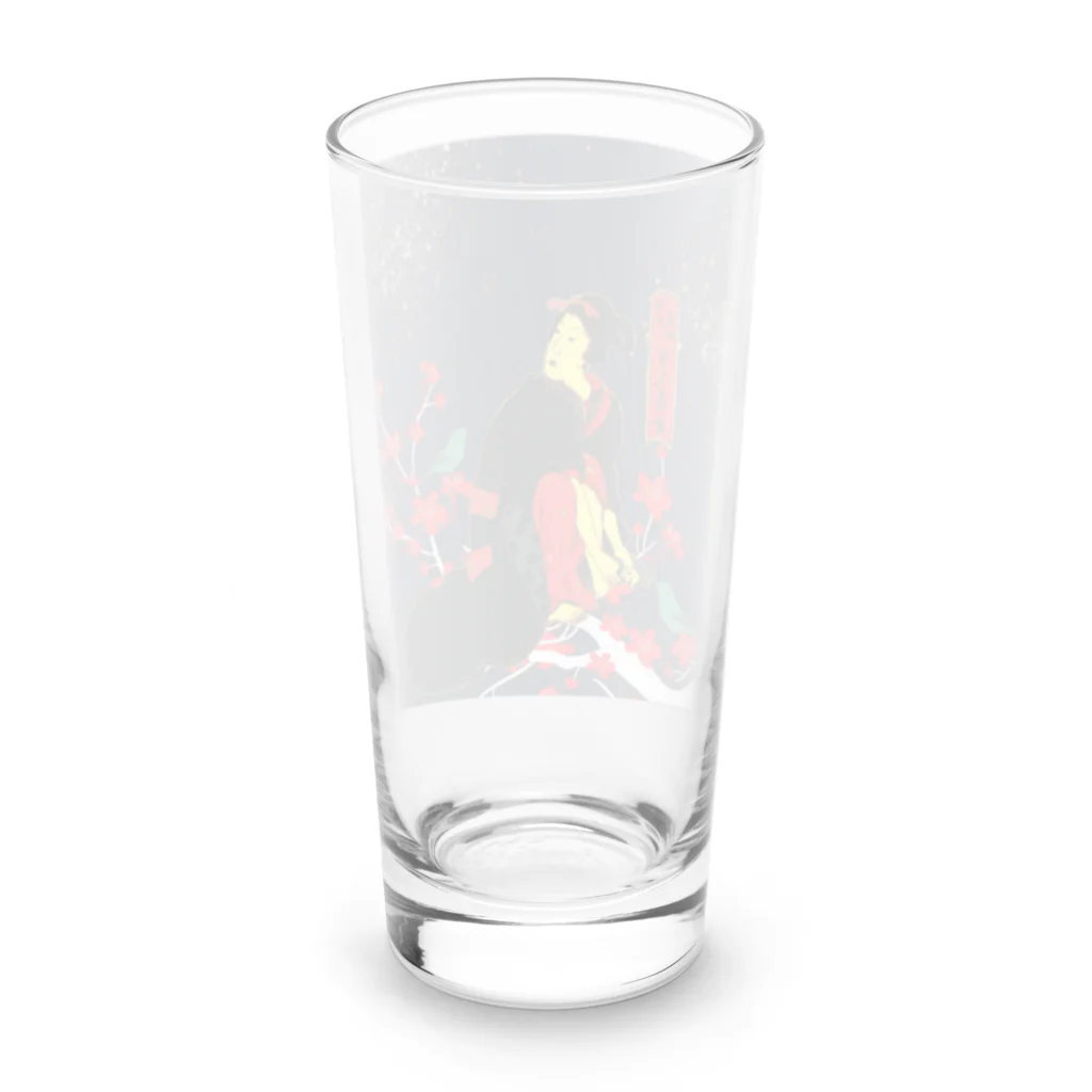 ごった煮商店の江戸名所百人美女 Long Sized Water Glass :back