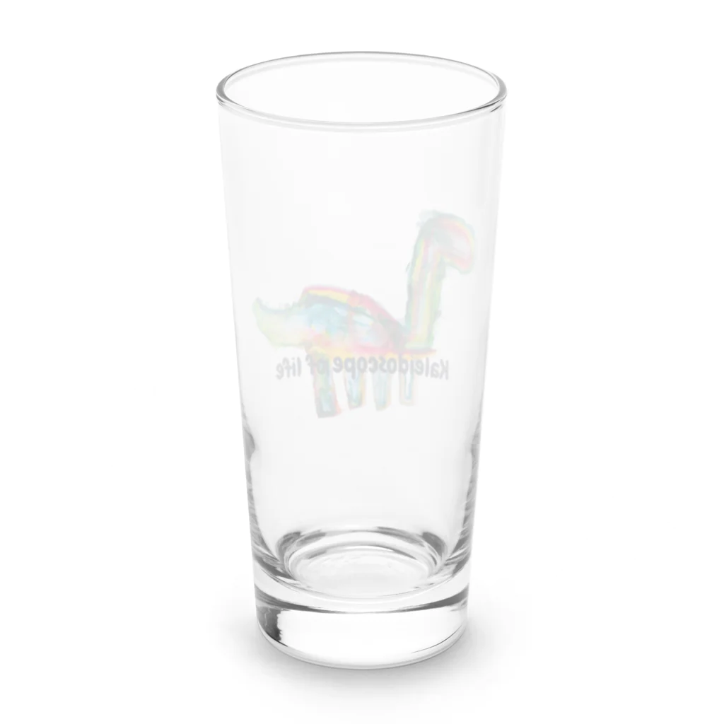 spino0017の万華鏡のような恐竜 Long Sized Water Glass :back