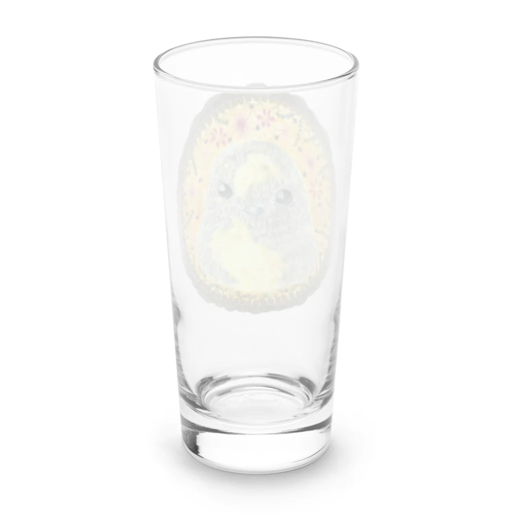 kerokoro雑貨店のキラキラの小鳥 Long Sized Water Glass :back