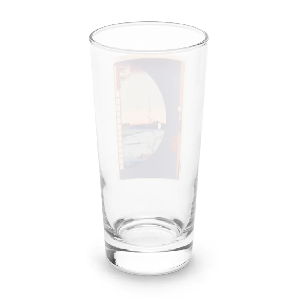 ゆるい美術品の名所江戸百景グッズ Long Sized Water Glass :back