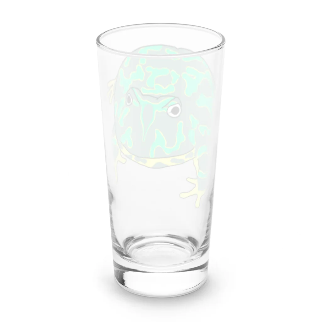 ヒル飼いのこでぶのベルツノガエルのゲコタロウ Long Sized Water Glass :back