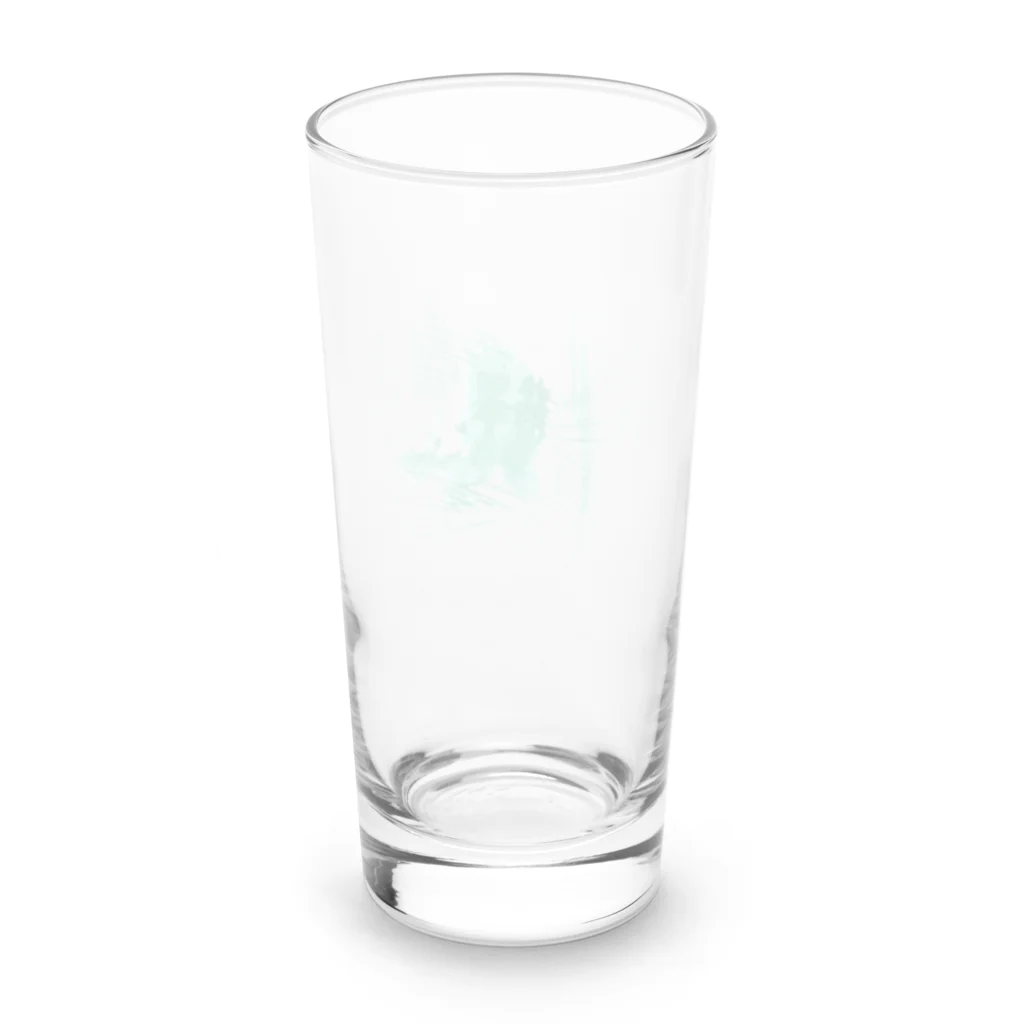 くろ【モノクローム】の翡翠 Long Sized Water Glass :back