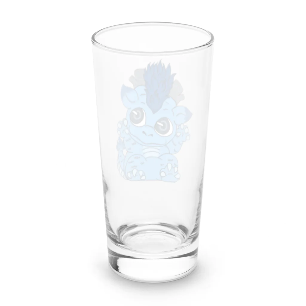 白黄神龍の龍の子 Long Sized Water Glass :back