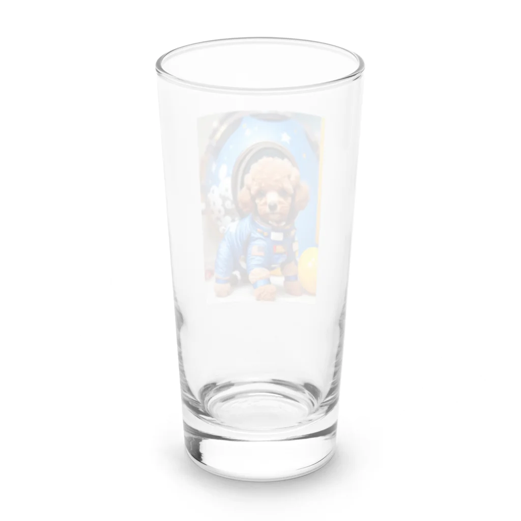 Pet_Charmの宙飛行士のような姿で登場!! Long Sized Water Glass :back