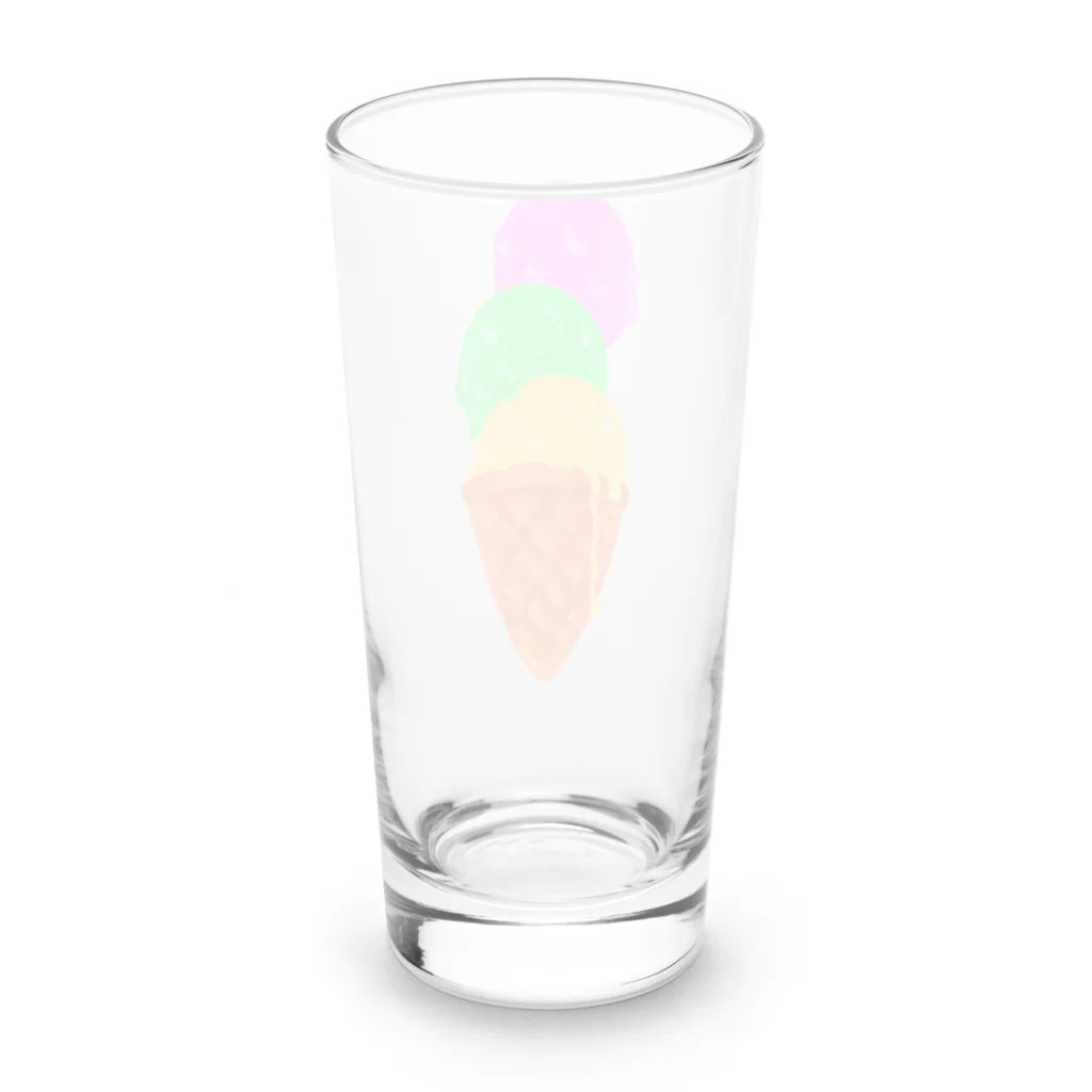 きらきら がーるずのアイス3段重！！！ Long Sized Water Glass :back