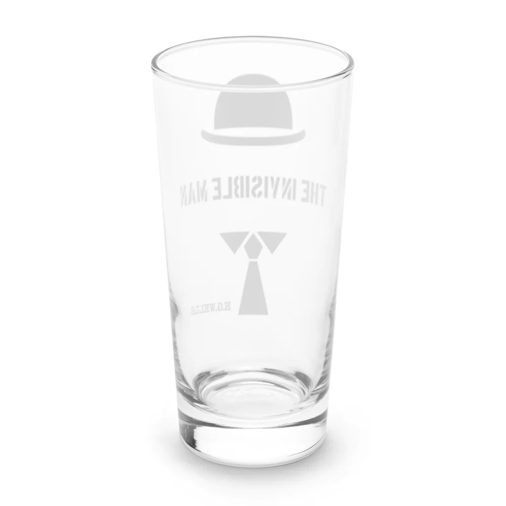 文豪館の透明人間（The Invisible Man）H.G.ウェルズ・文豪・文学 Long Sized Water Glass :back