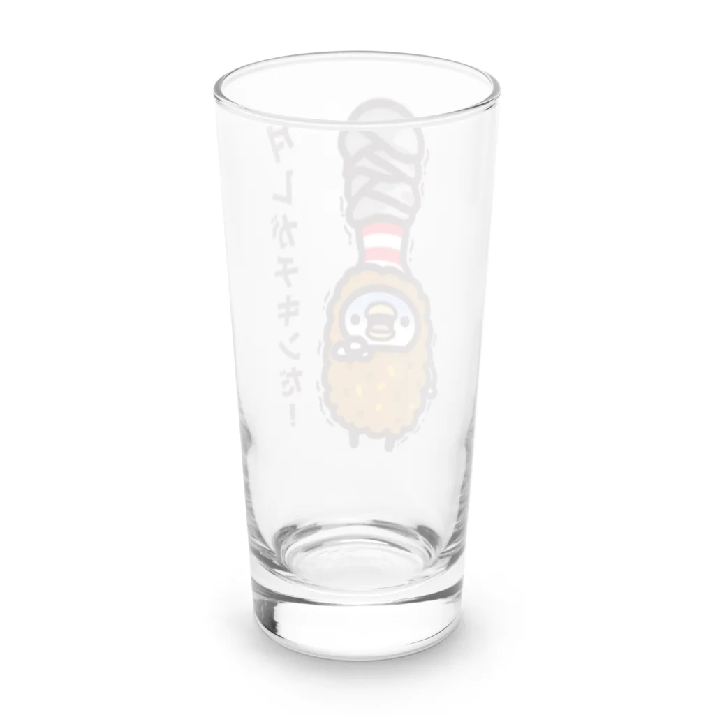 たまゆきショップのダレがチキンだ！ボウリンググッズ Long Sized Water Glass :back