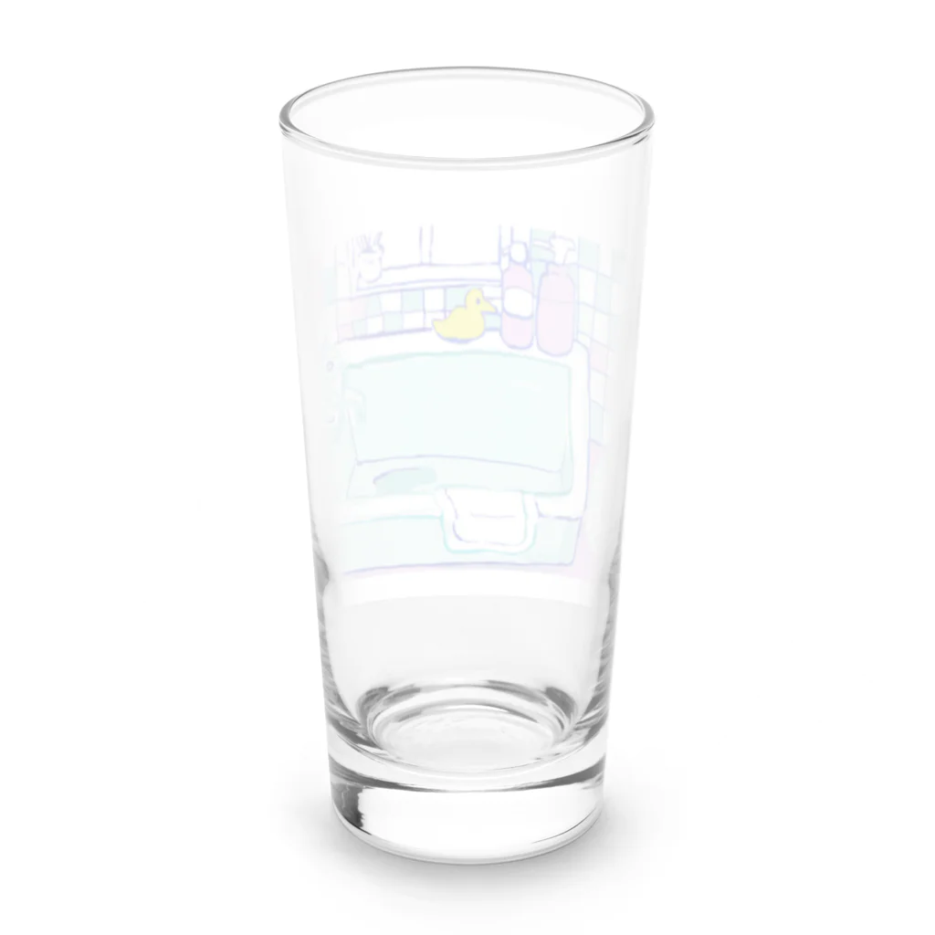 しかくまのバスルーム Long Sized Water Glass :back