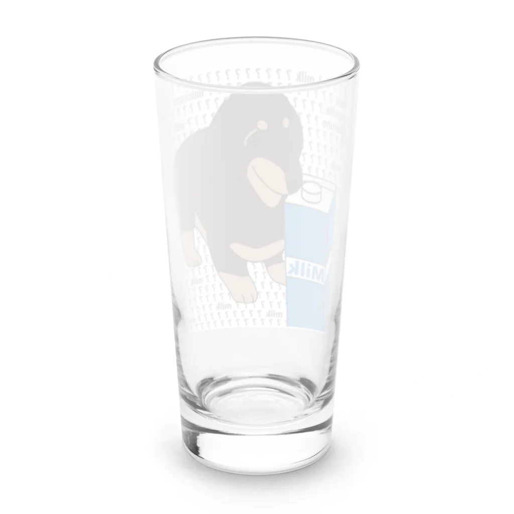 kogipanketuの牛乳犬 Long Sized Water Glass :back