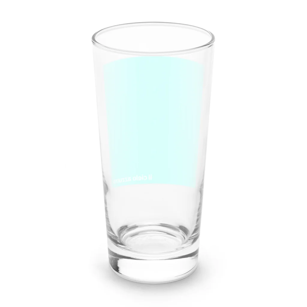 Clum bunchの空の青さ Long Sized Water Glass :back