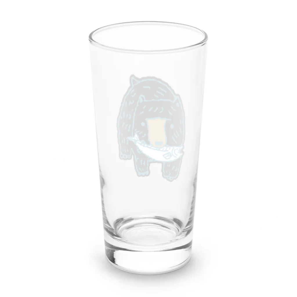 テクテクと。イラスト部のキムンカムイくん Long Sized Water Glass :back